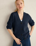 HAVEN Cashmere Shaker Stitch Cardigan 100% Cashmere