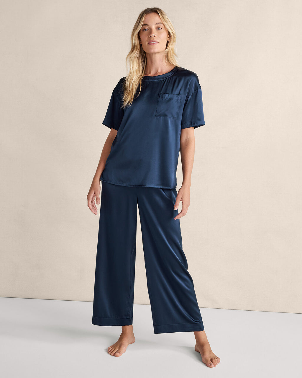HAVEN Washable Silk Sleep Top 92% Silk 8% Spandex