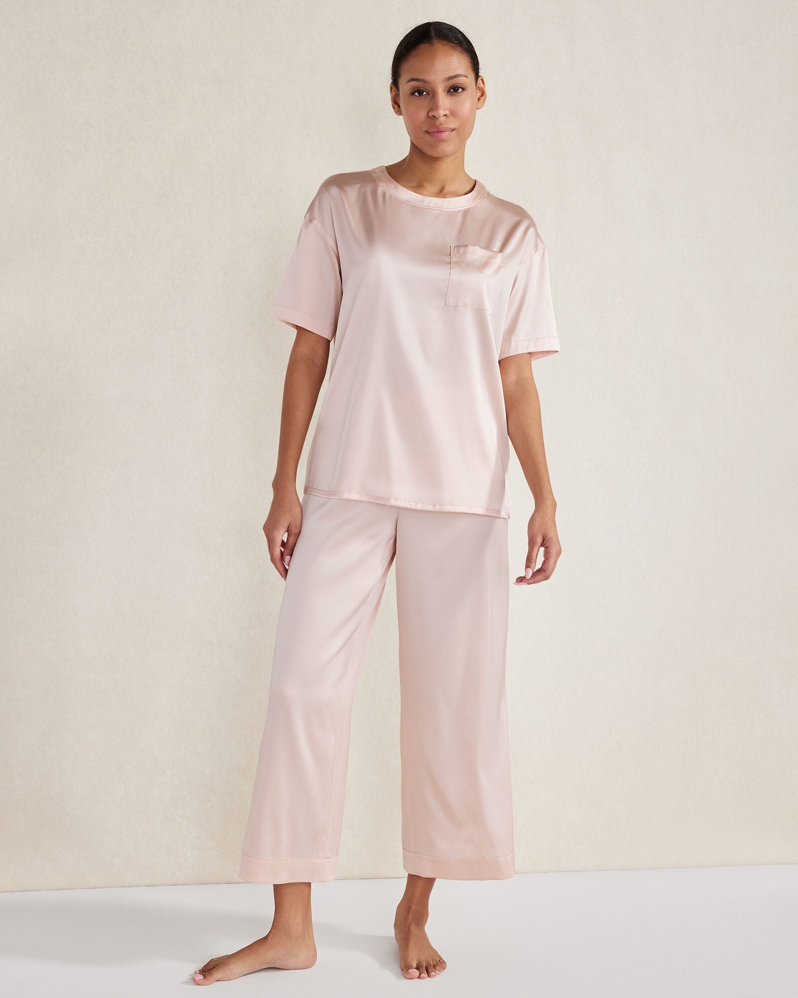 HAVEN Washable Silk Sleep Top 92% Silk 8% Spandex