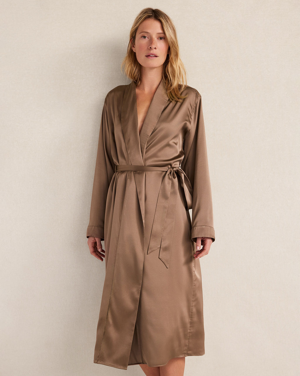 HAVEN Washable Silk Robe 92% Silk 8% Spandex