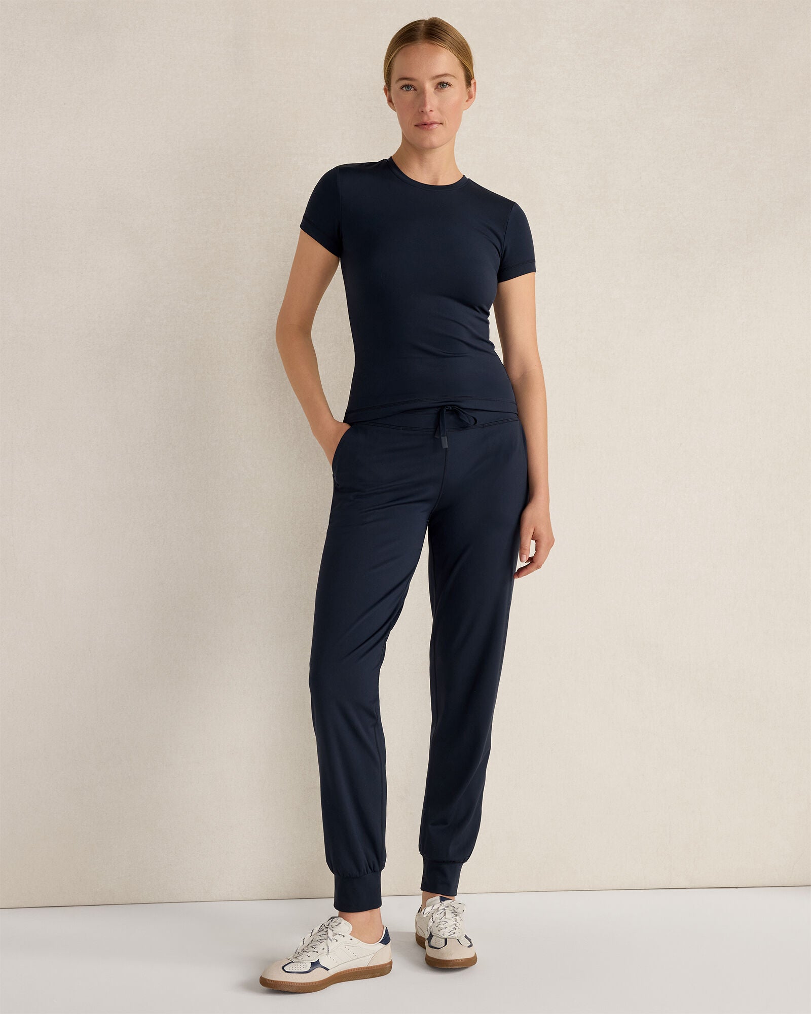 HAVEN Balance Drawstring Joggers 87% Recycled Nylon 13% Spandex