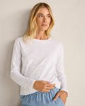 HAVEN Organic Cotton Slub Jersey Long Sleeve Tee 100% Organically Grown Cotton