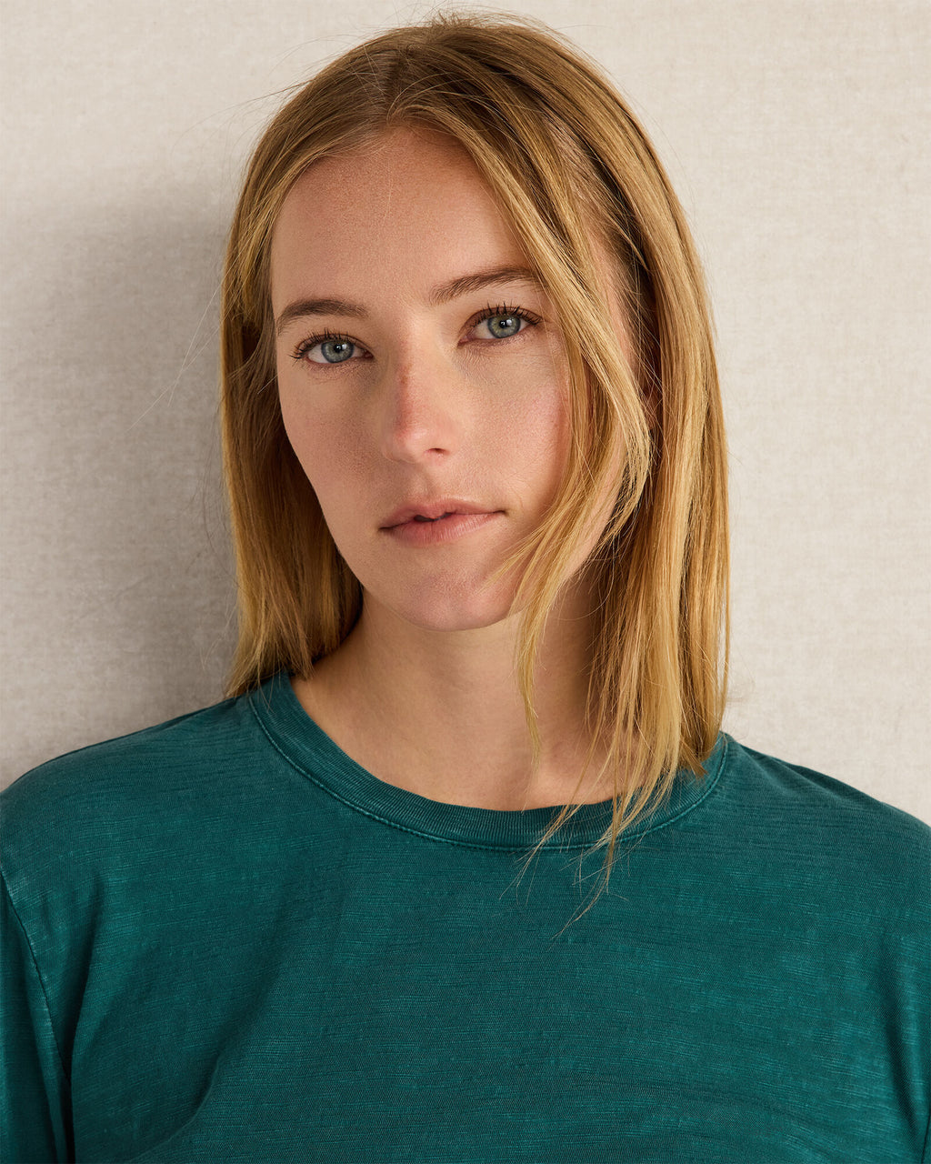 HAVEN Organic Cotton Slub Jersey Long Sleeve Tee 100% Organically Grown Cotton