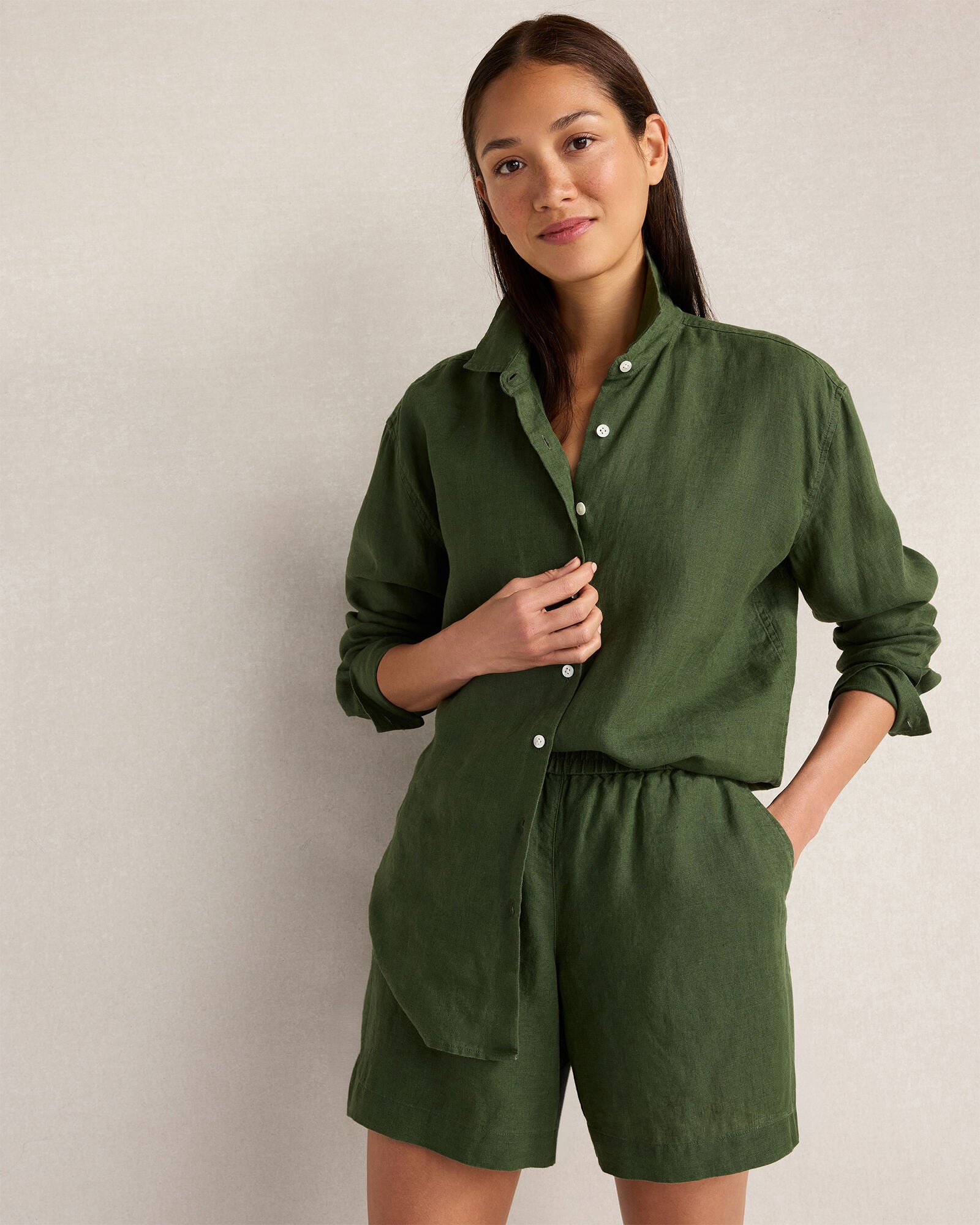 HAVEN Linen Shorts 100% Linen