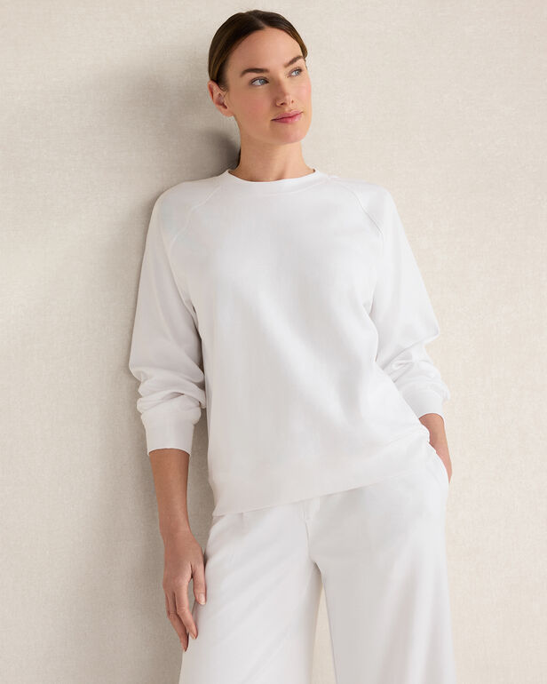 HAVEN Organic Cotton Interlock Everyday Sweatshirt 100% Organically Grown Cotton