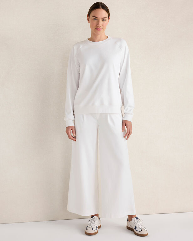 HAVEN Organic Cotton Interlock Everyday Sweatshirt 100% Organically Grown Cotton