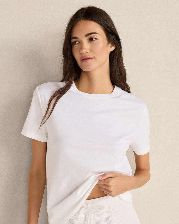 HAVEN Pima Cotton Short Sleeve Tee 100% Pima Cotton