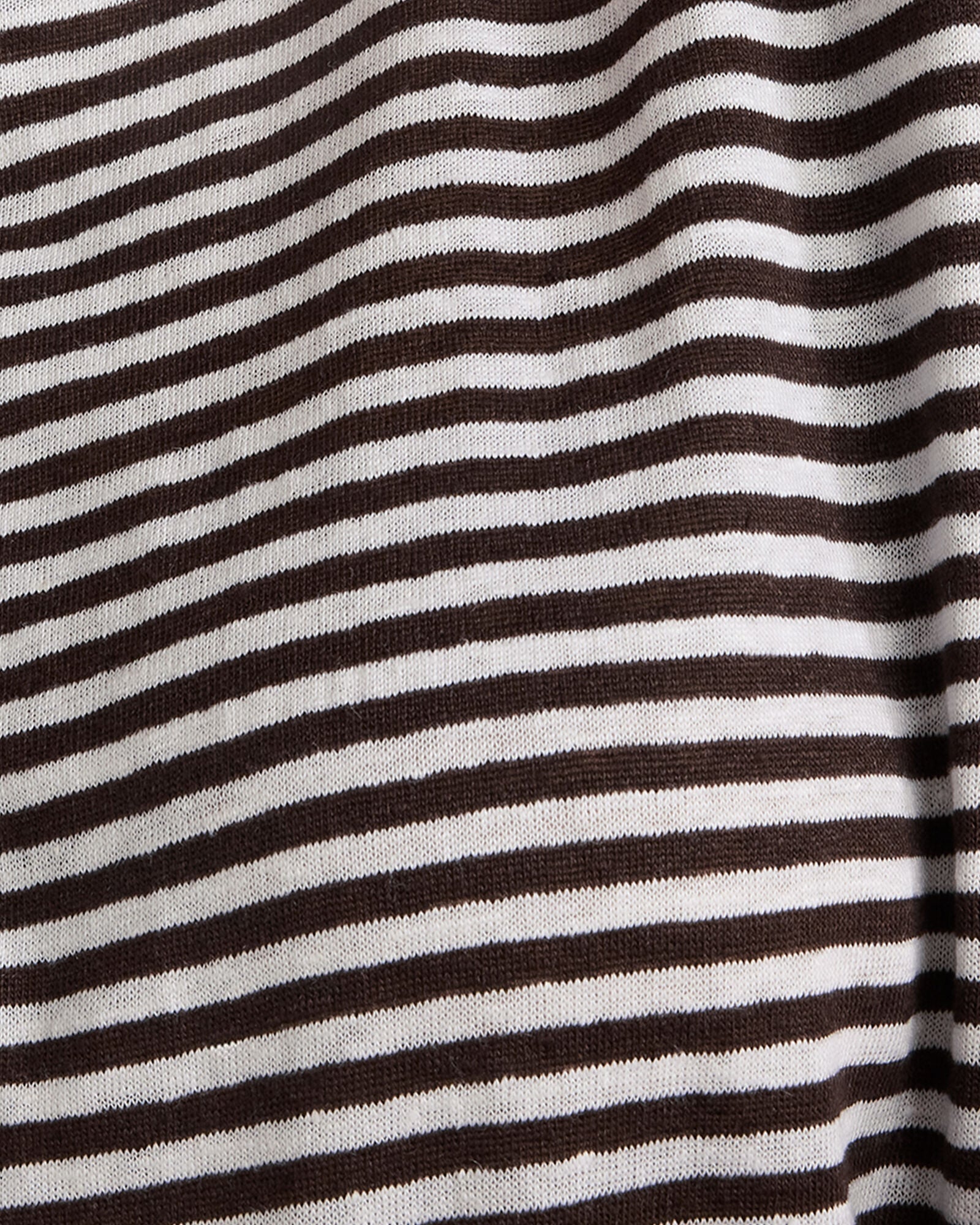 HAVEN Linen Striped Short Sleeve Tee 100% Linen