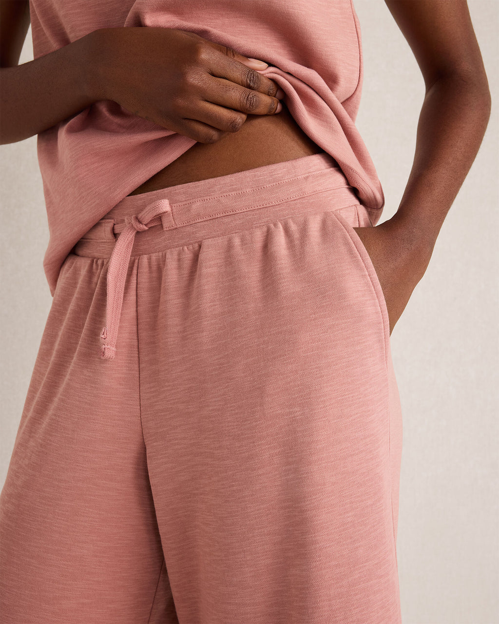 HAVEN Organic Cotton Slub Interlock Pants 50% Organically Grown Cotton 50% Cotton