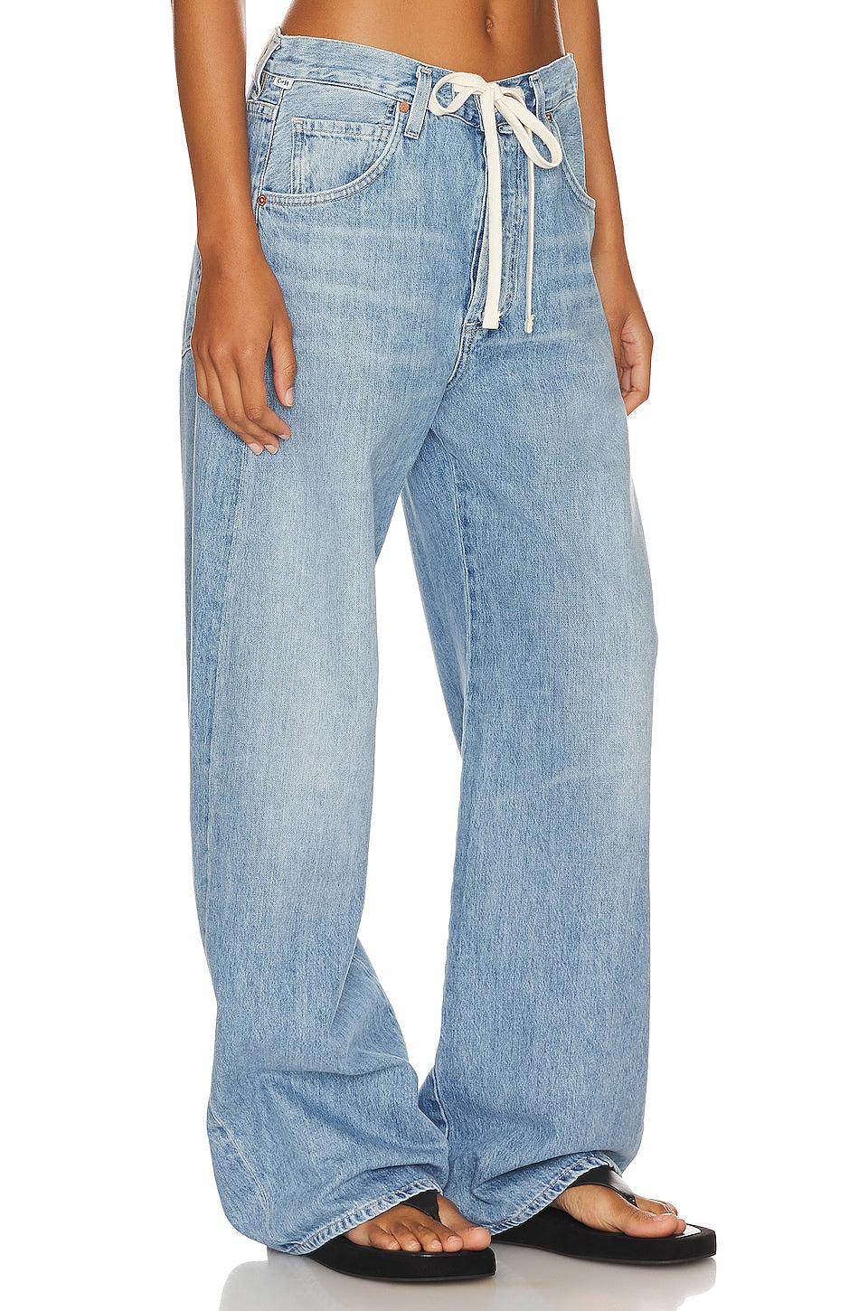 Citizens of Humanity Brynn Drawstring Trouser Jeans Blue Lace