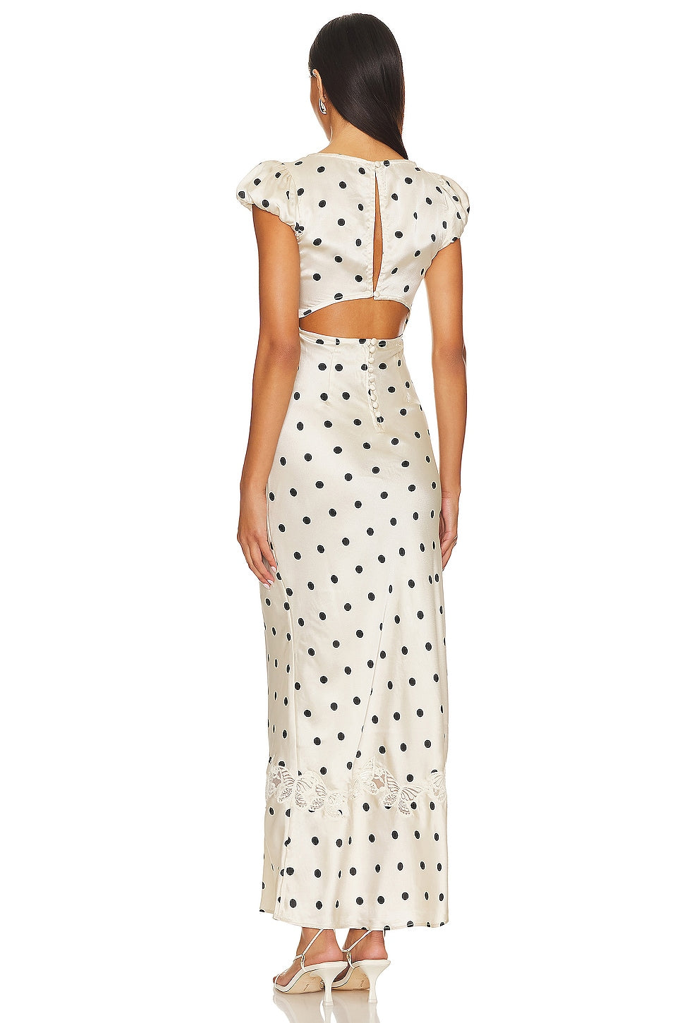 Free People Butterfly Babe Midi Dress 100% Polyester