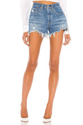 Levi's 501 Original Athens Mid Short Denim Shorts Light Wash