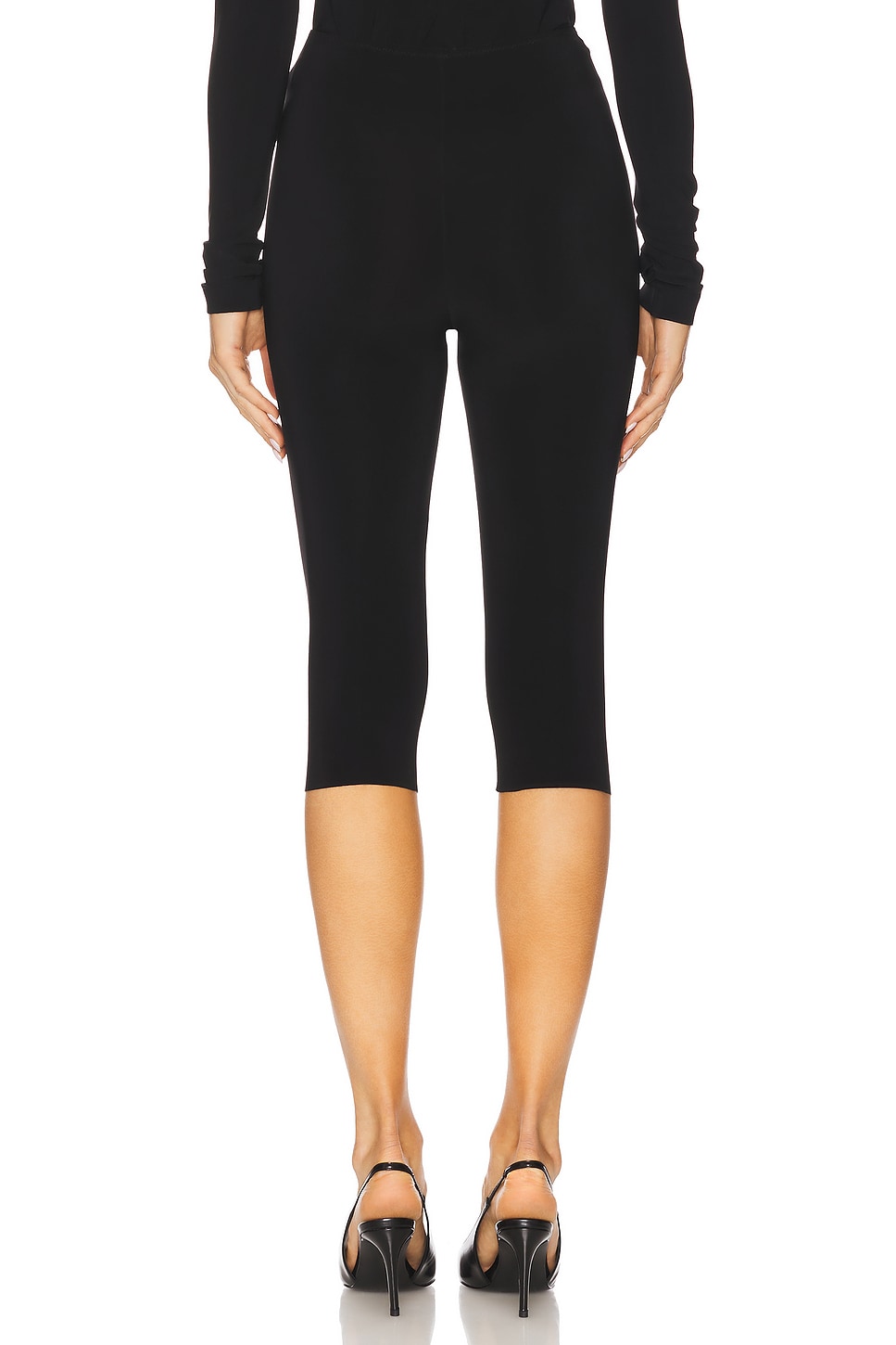 Norma Kamali Capri Legging 95% Polyester 5% Spandex