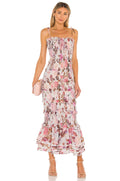V. Chapman Geranium Maxi Dress 100% Polyester